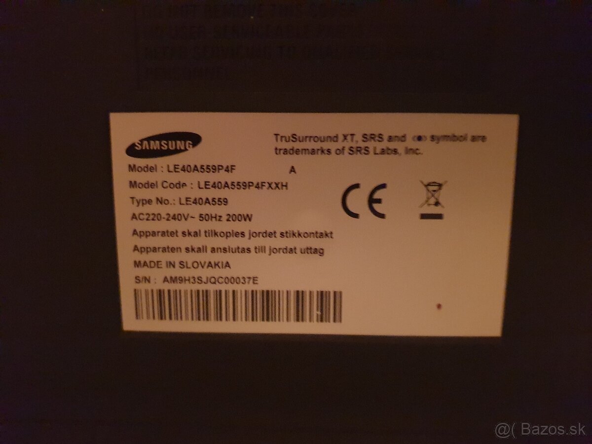 LCD televízor Samsung LE40A559 - 3