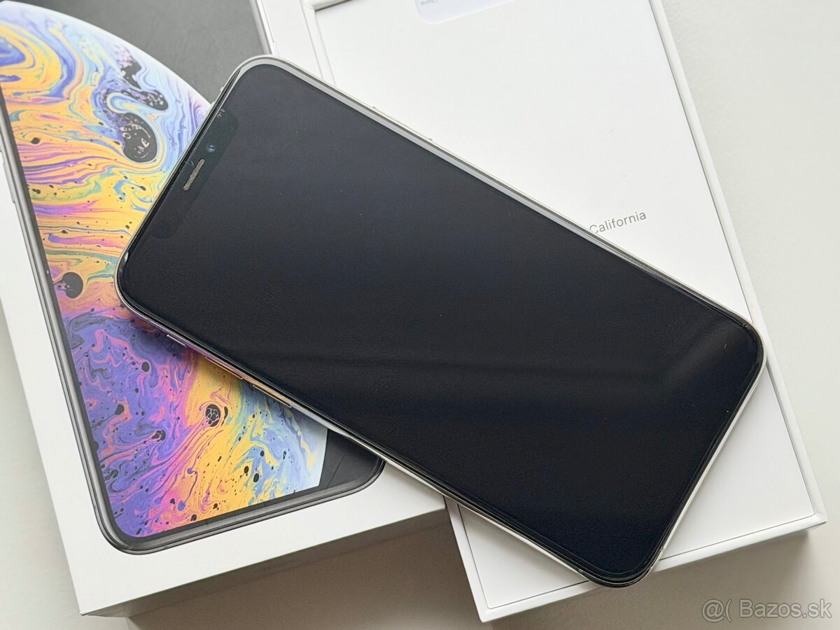 iPhone Xs Silver BATERIE 100% TOP - 3