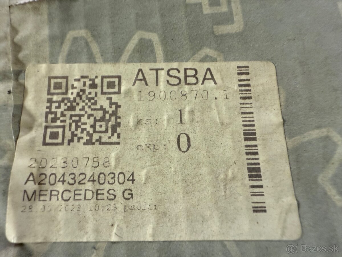 Zadné pružiny na MB W204 originál A 204 324 03 04 - 3