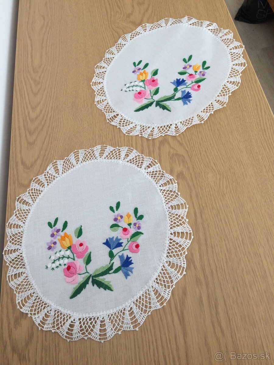 Ručné vyšívané dečky viac kusov a rozmerov - 3