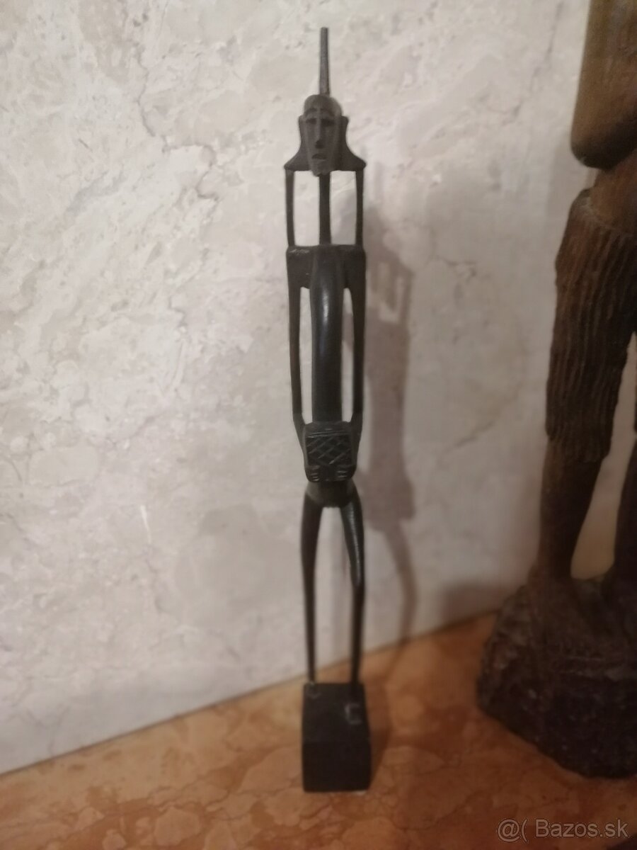 Drevené exotické sošky Afrika, Ázia. - 3