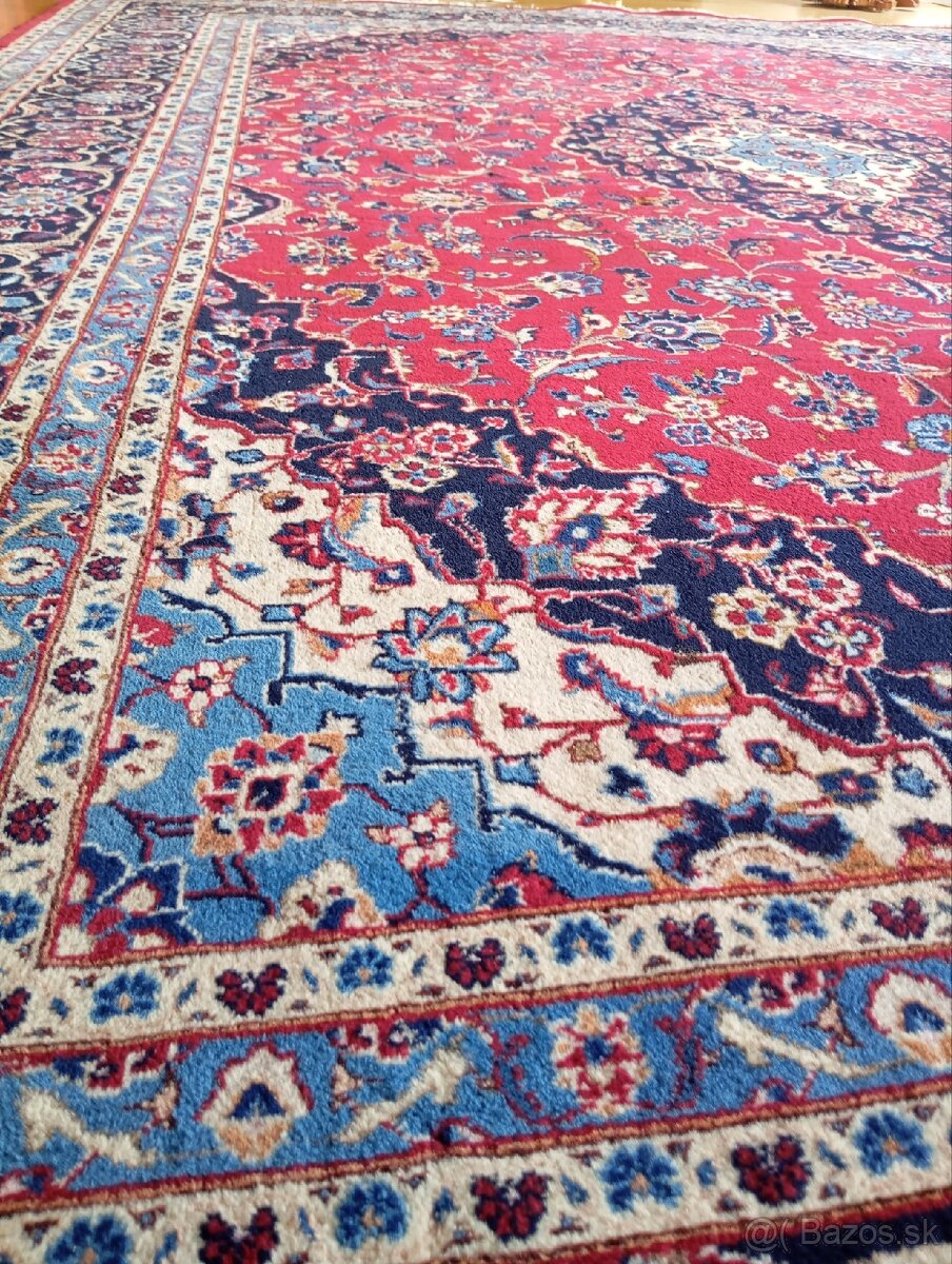 Nádherný ručne viazaný hodvábny KESHAN 350x250 - 3