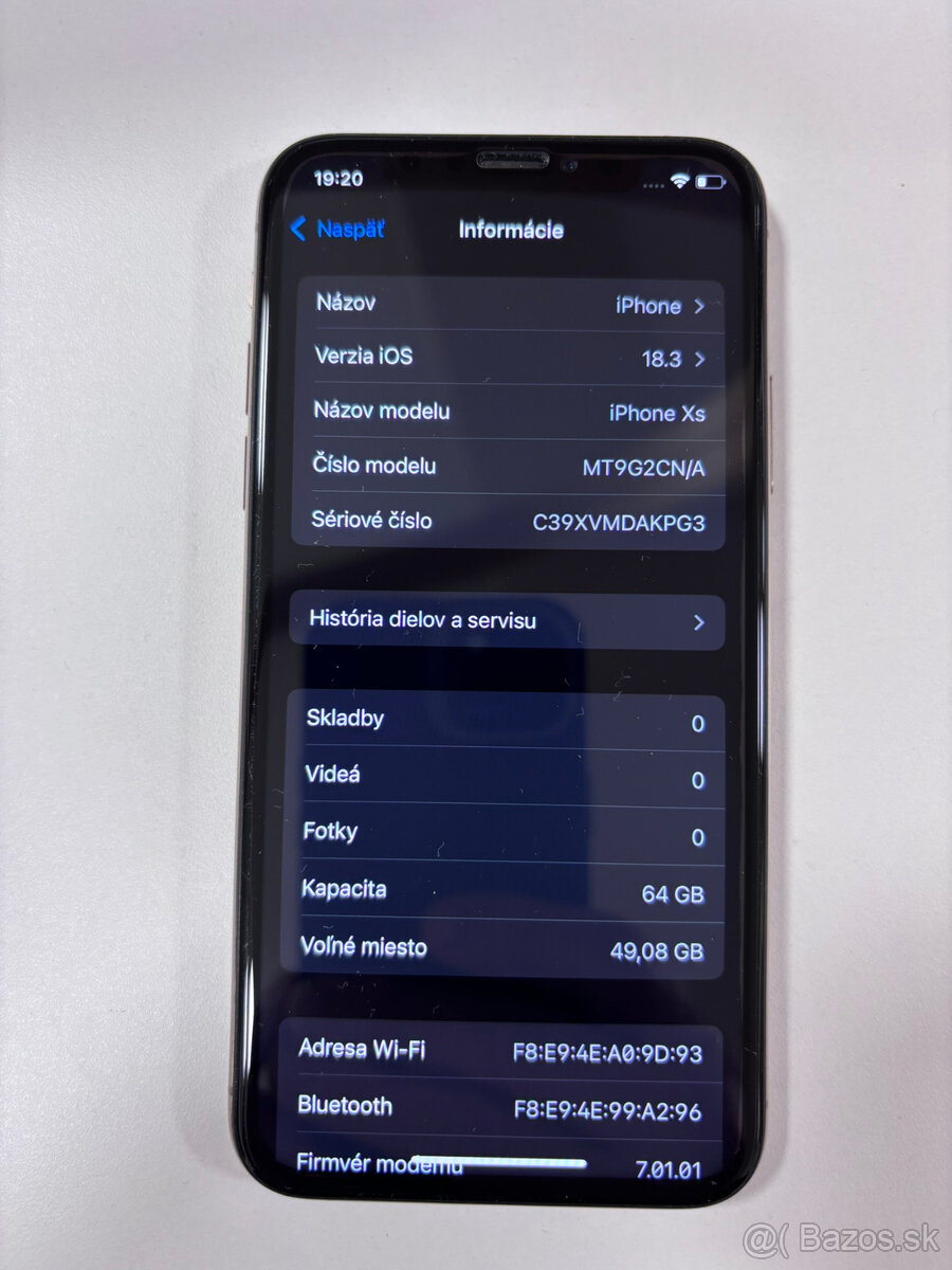 Predám Apple iPhone XS 64GB Gold - 3