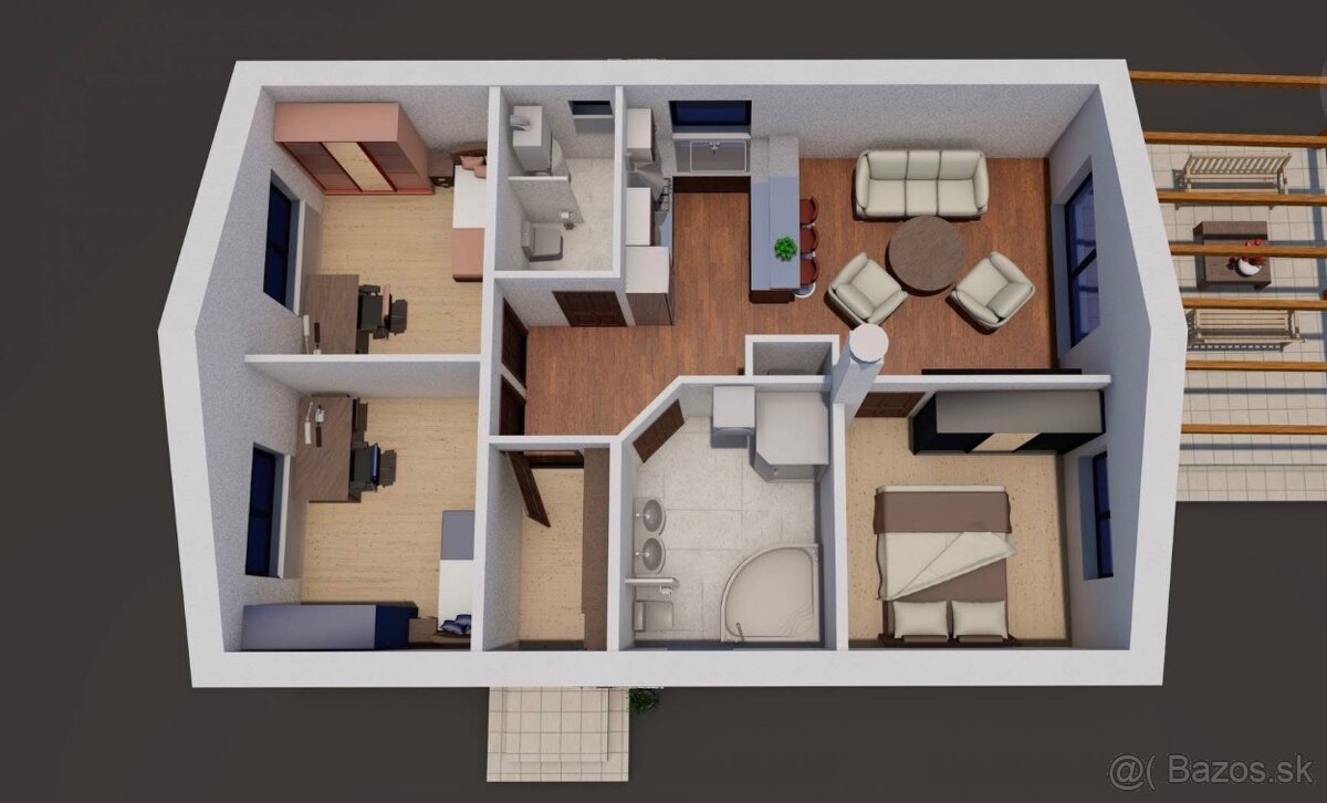 ZNÍŽENÁ CENA Na predaj rodinný dom,RADIMOV,okr.SKALICA - 3