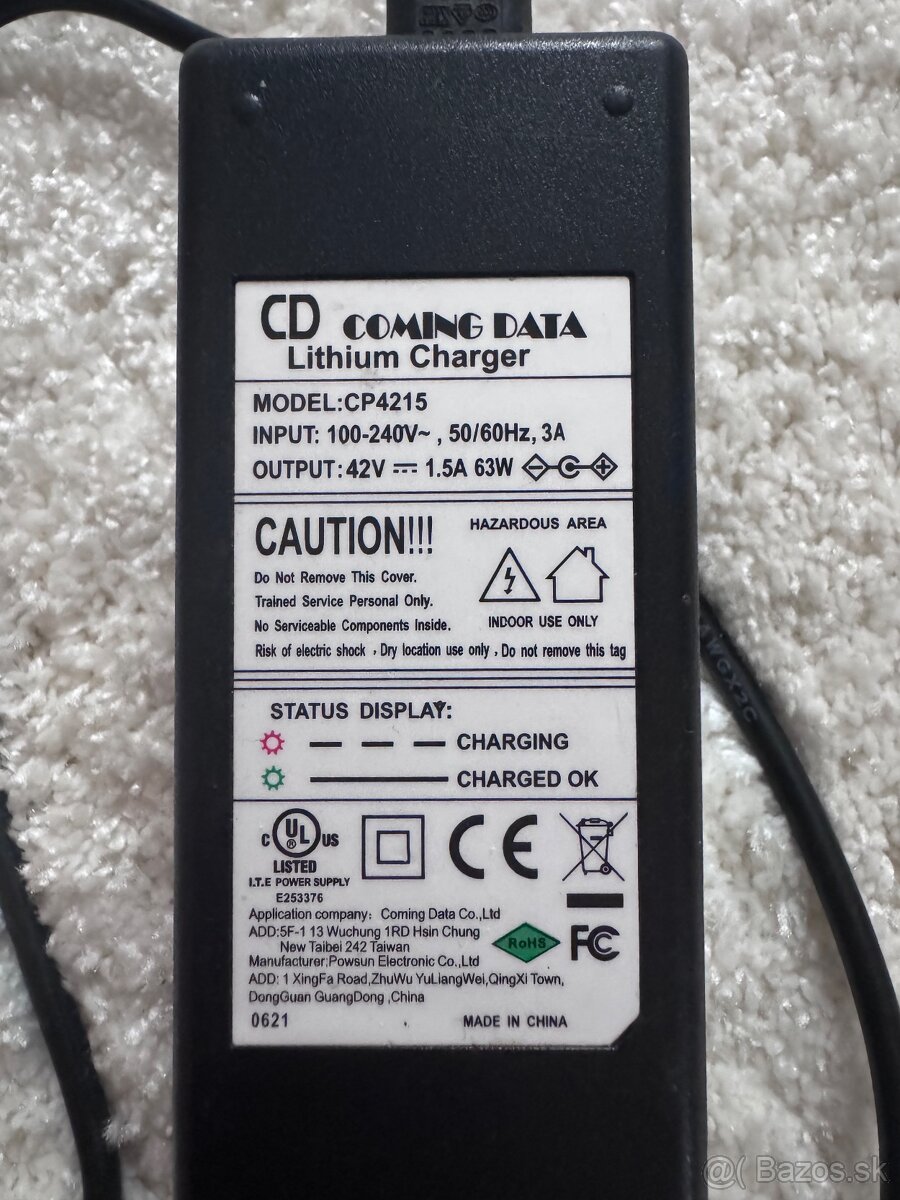 Nabíjačka na el. kolobežku Sencor - 3