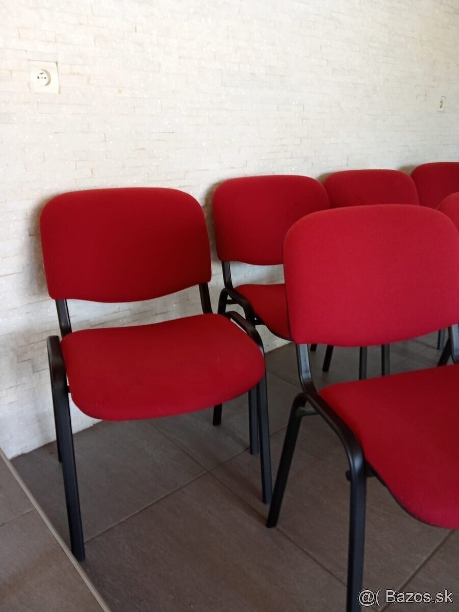 Stoličky červené - 3