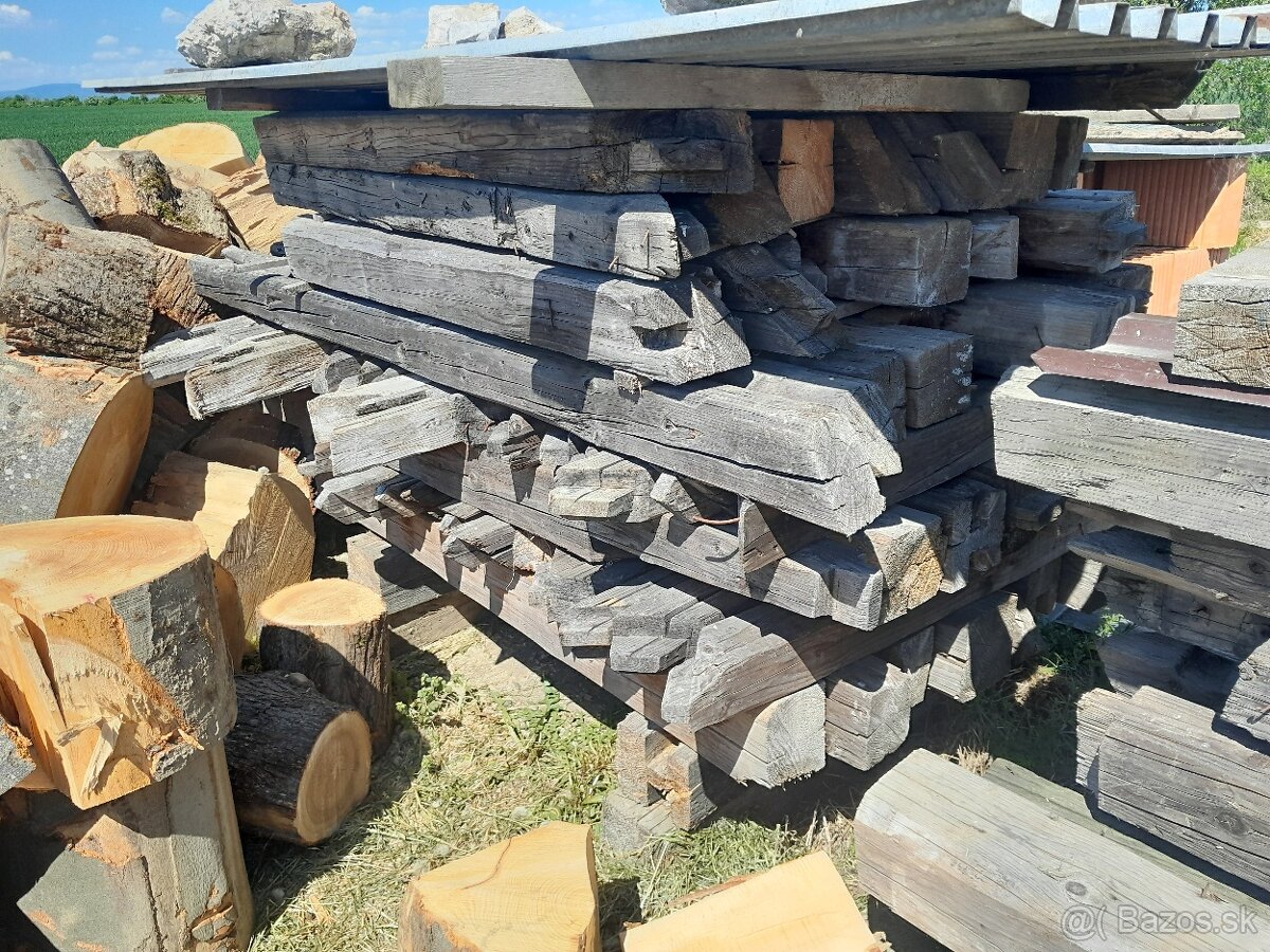 Predám staré smrekové kresané hranoly - 3