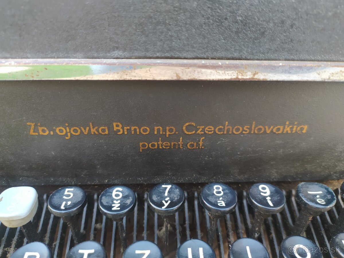 Zbrojovka Brno Historický písací stroj. - 3