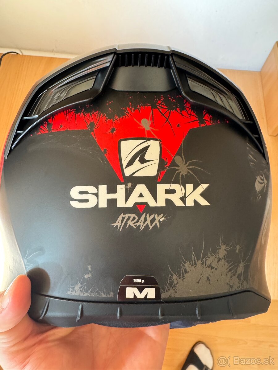 Predám prilbu na motorku Shark D-SKWAL 2 Atraxx - 3