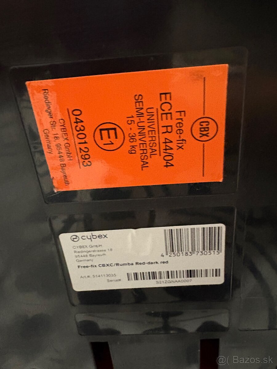 autosedacka cybex cbx s isofixom 15-36kg minimalne pouzivana - 3