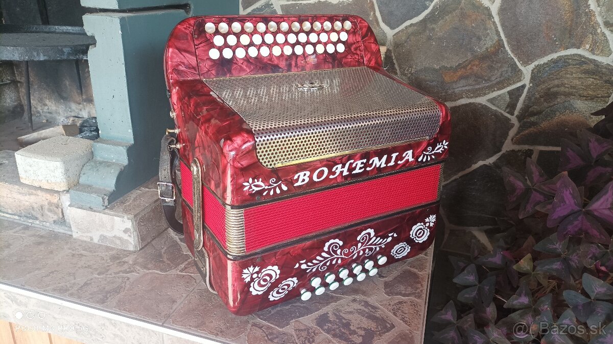 Harmonika-Heligonka.Delícia Favorit 2,Trojhlas. - 3