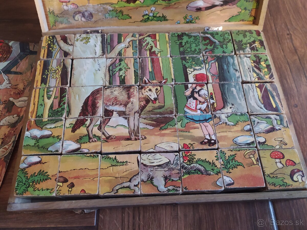 Drevené kocky z rozprávky do rozprávky 20te roky - 3