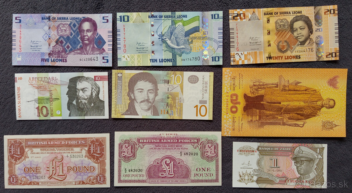 Bankovky svet UNC 5 - 3