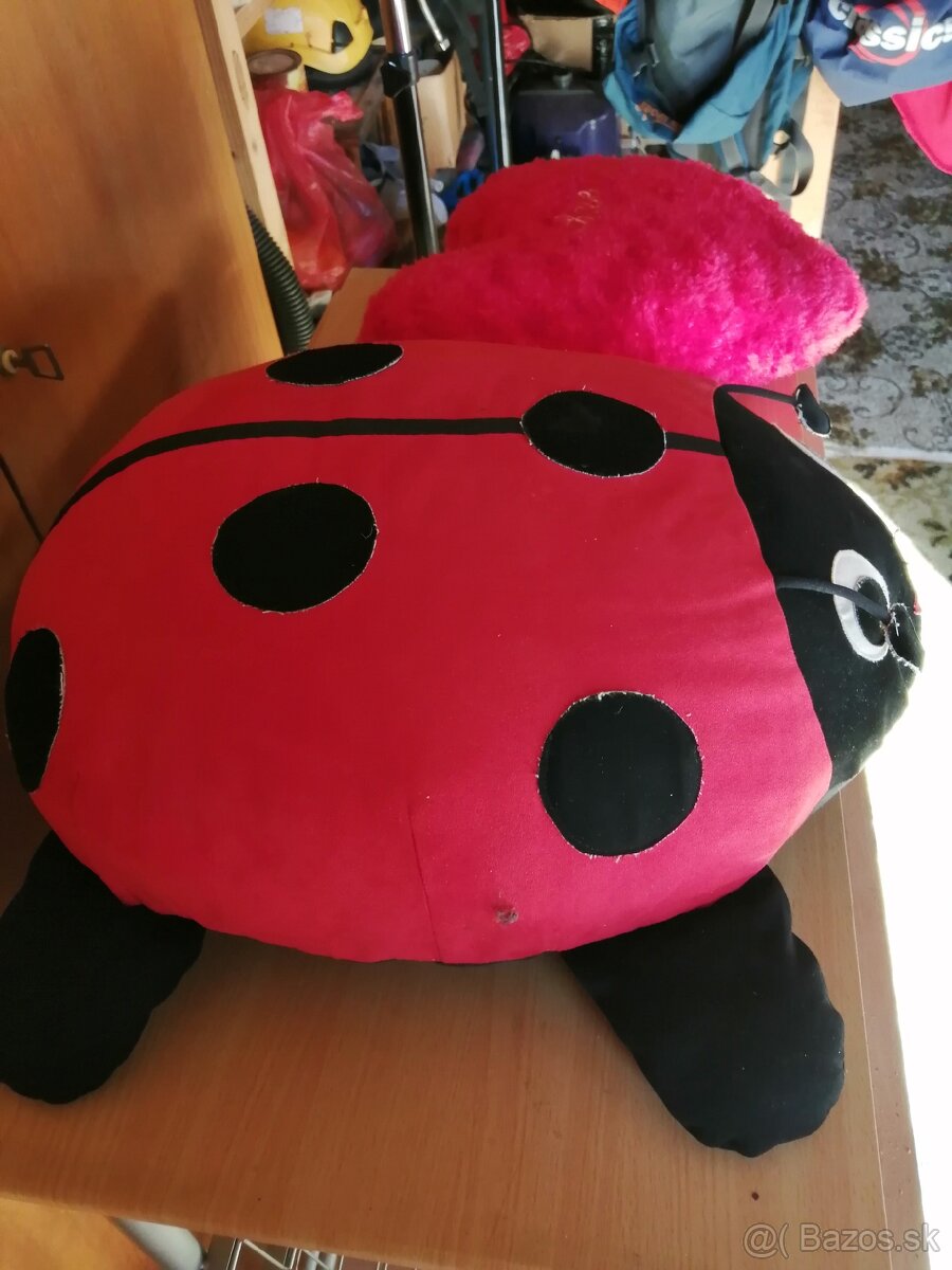 Predám hračky lienku veľkú a srdce - 3