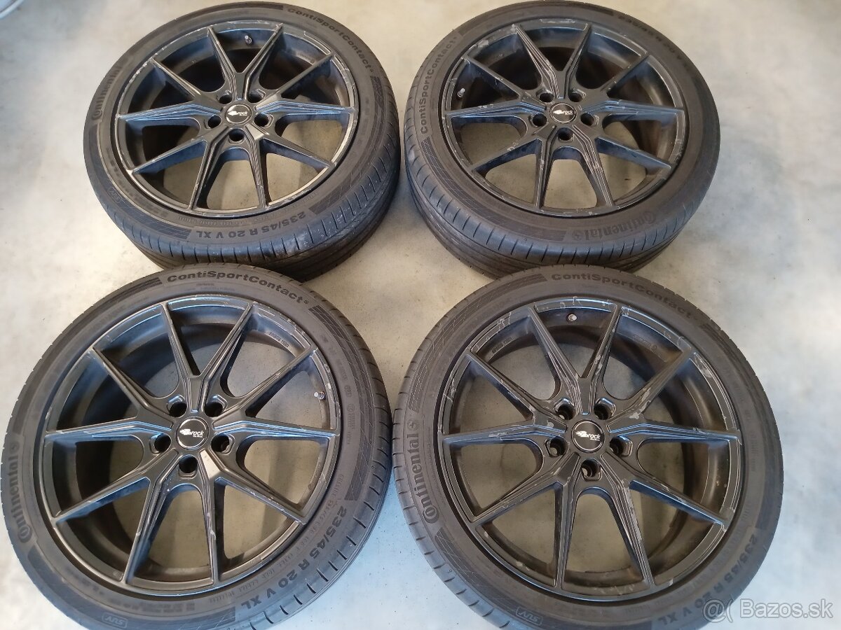 4ks letne ALU 5x112 R20 8J ET41 BROCK SKODA KODIAQ - 3
