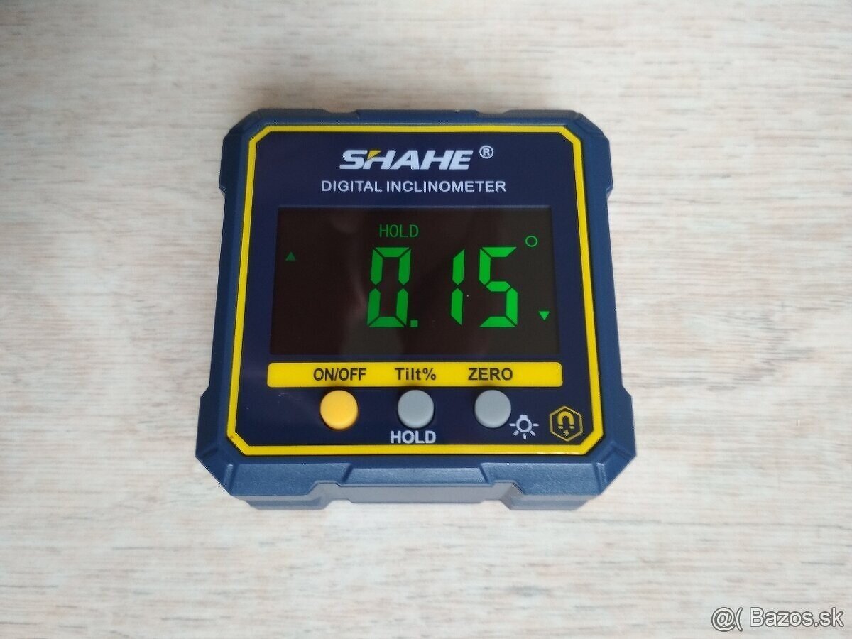 Digitálny uhlomer, podsvieteny s magnetom - 3