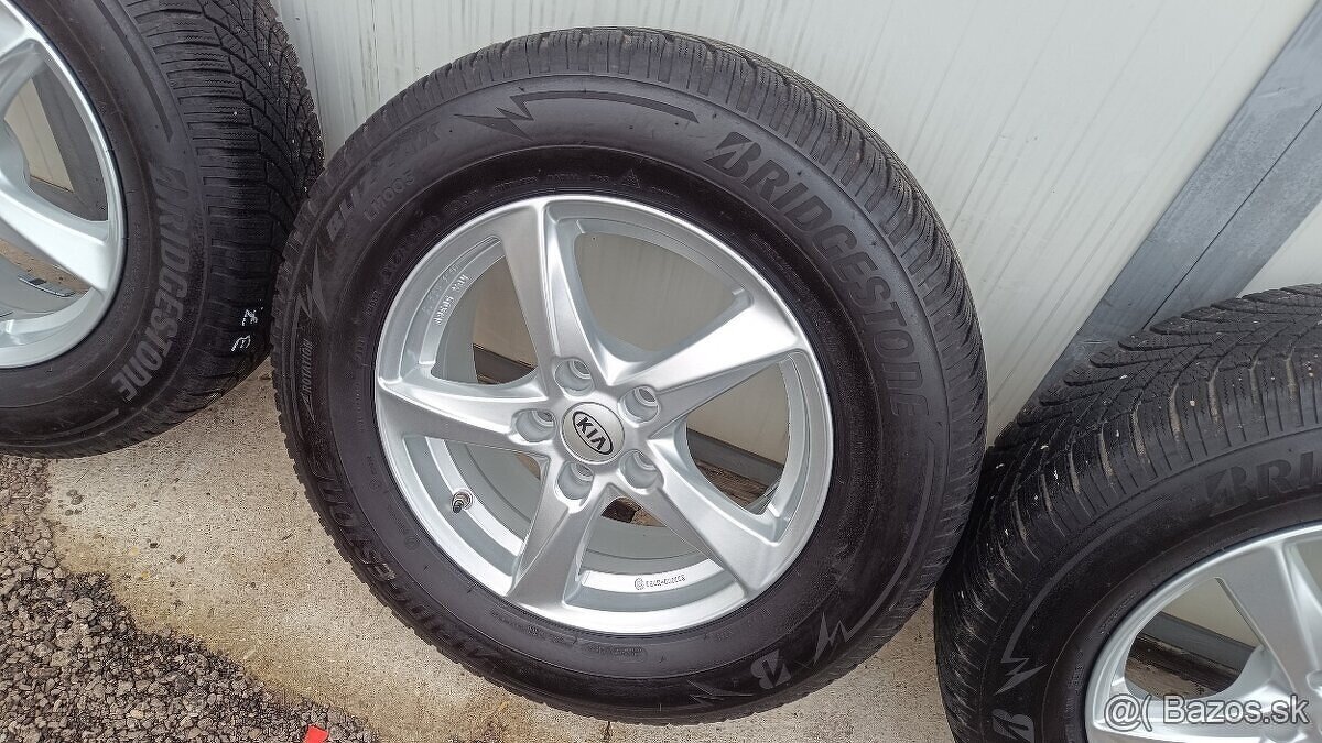 Sada elektrónov KIA 6,5Jx16H2 s pneu Bridgestone 215/70 R16 - 3
