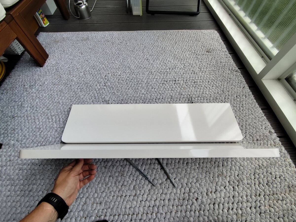 Plávajúca polica, polička biela - 3