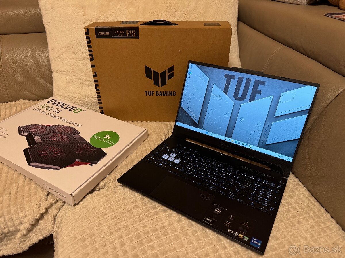 Herný notebook ASUS TUF RTX 3070 - 3
