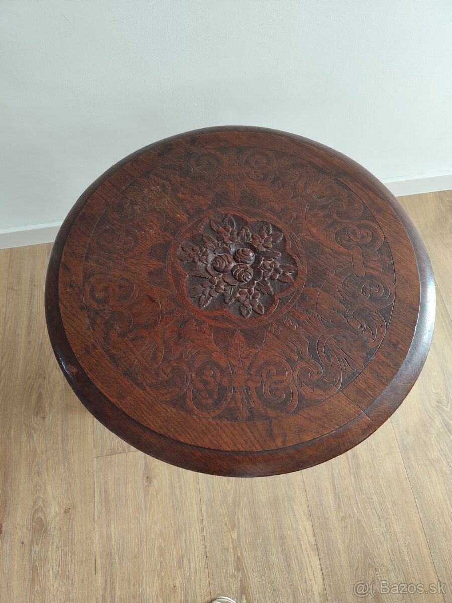 Starožitný stôl z masívu - 3