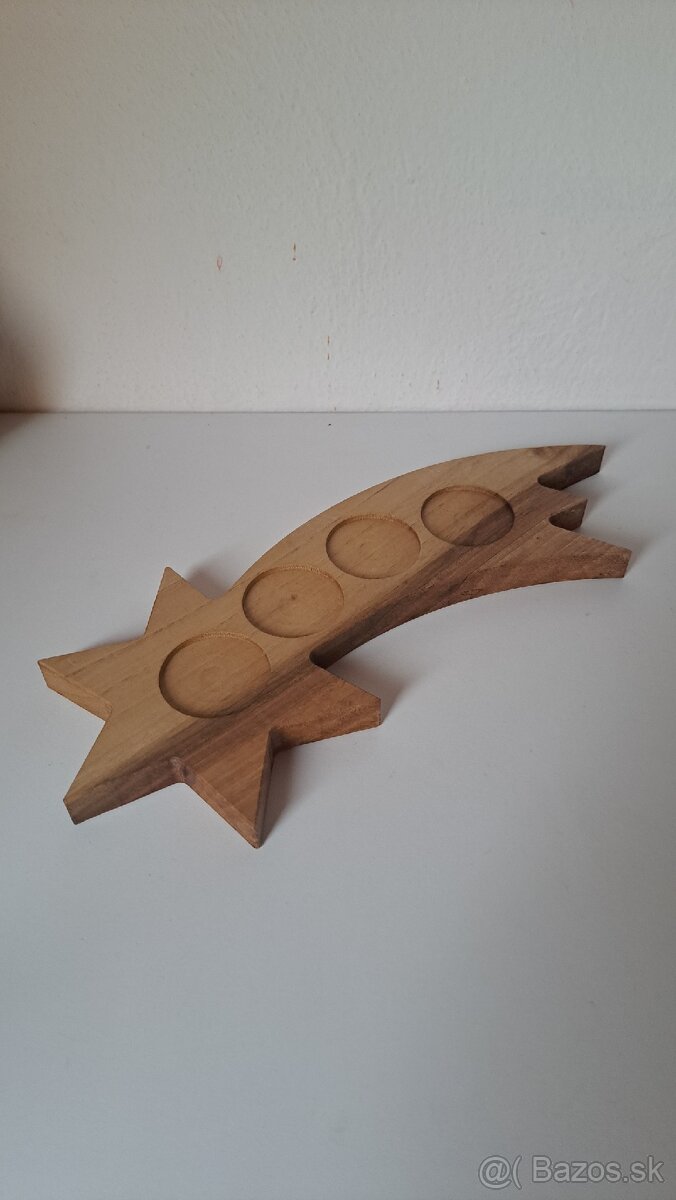 Drevený svietnik - 3