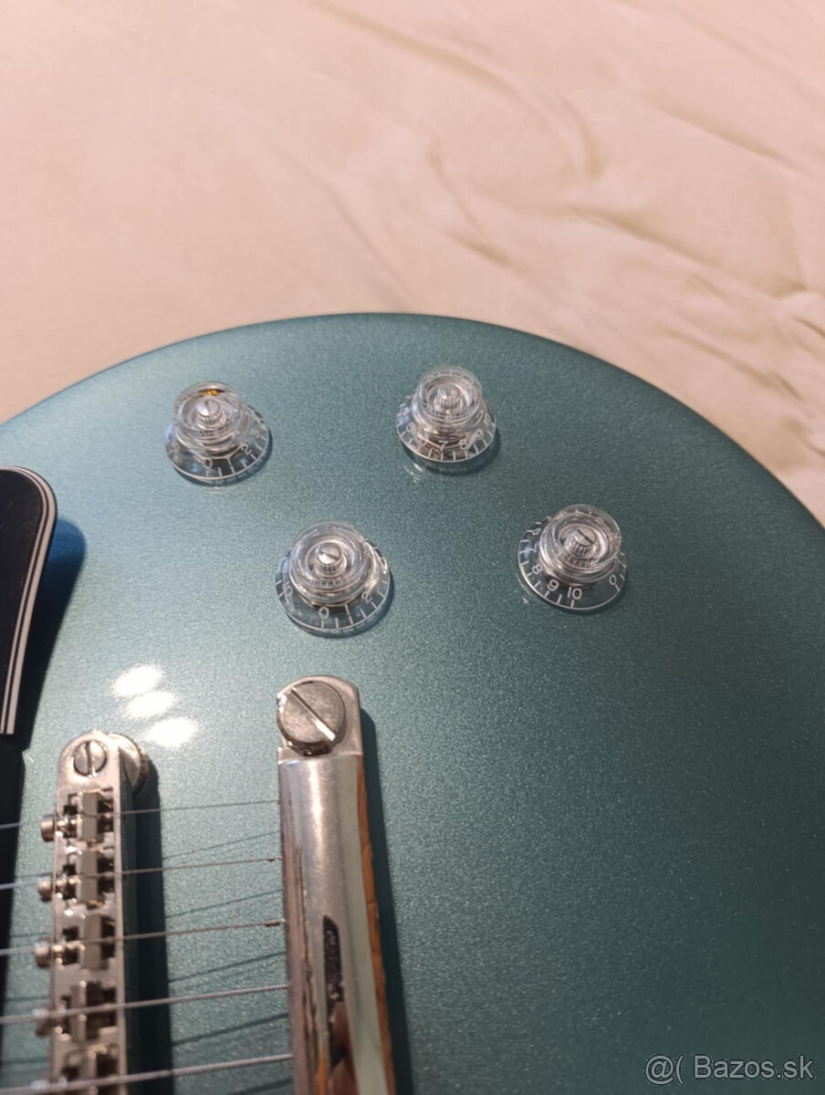 Epiphone Les Paul Modern Faded Pelham Blue predaj - 3