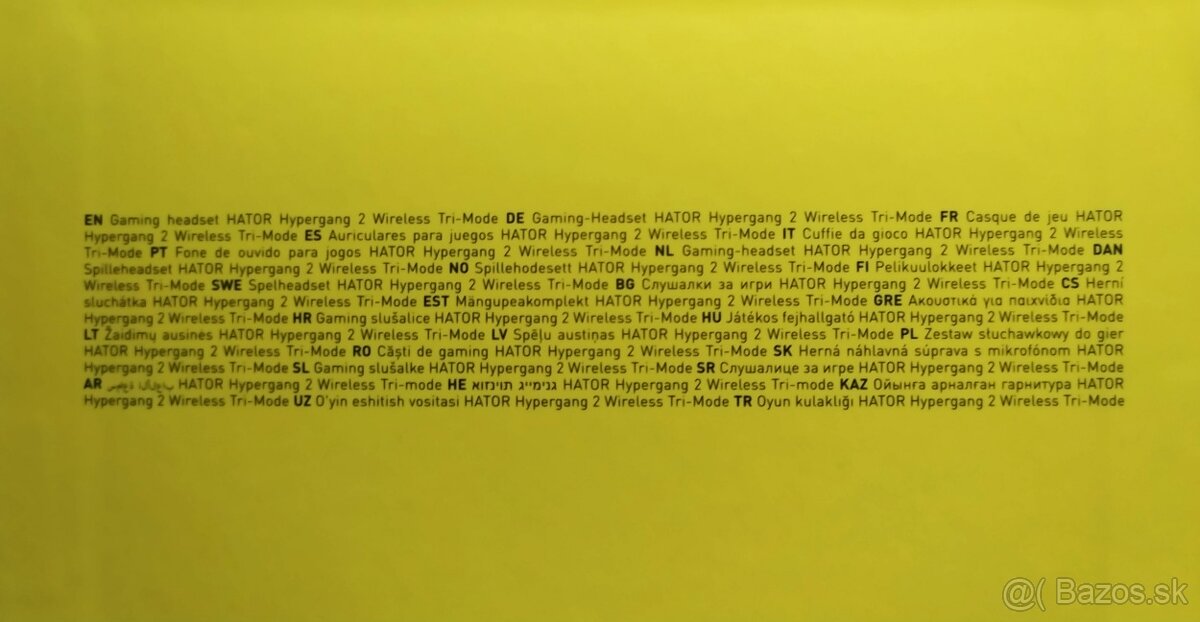 predám novú zabalenú hernú náhlavnú súpravu Hator - 3