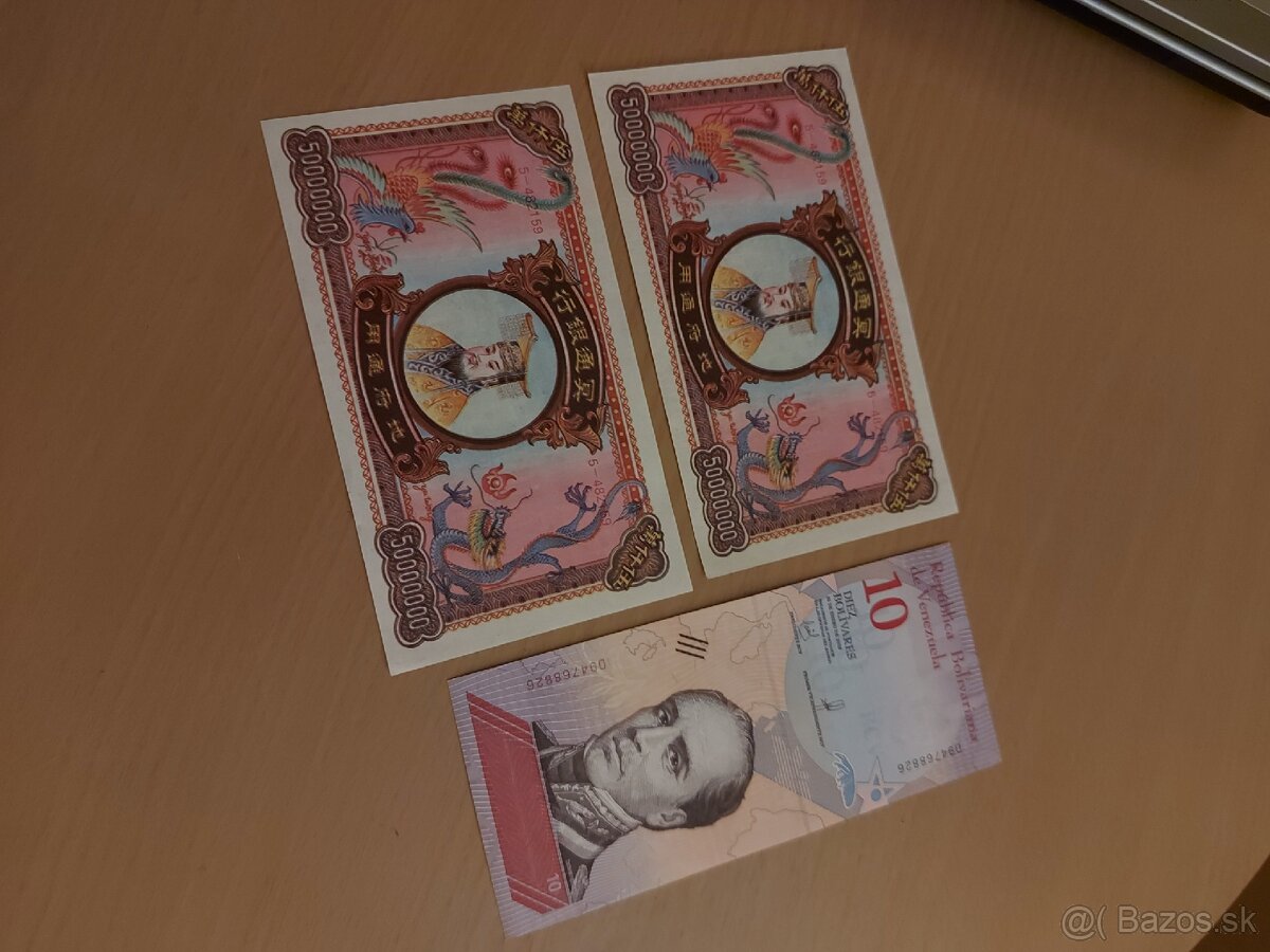 Staré bankovky. - 3