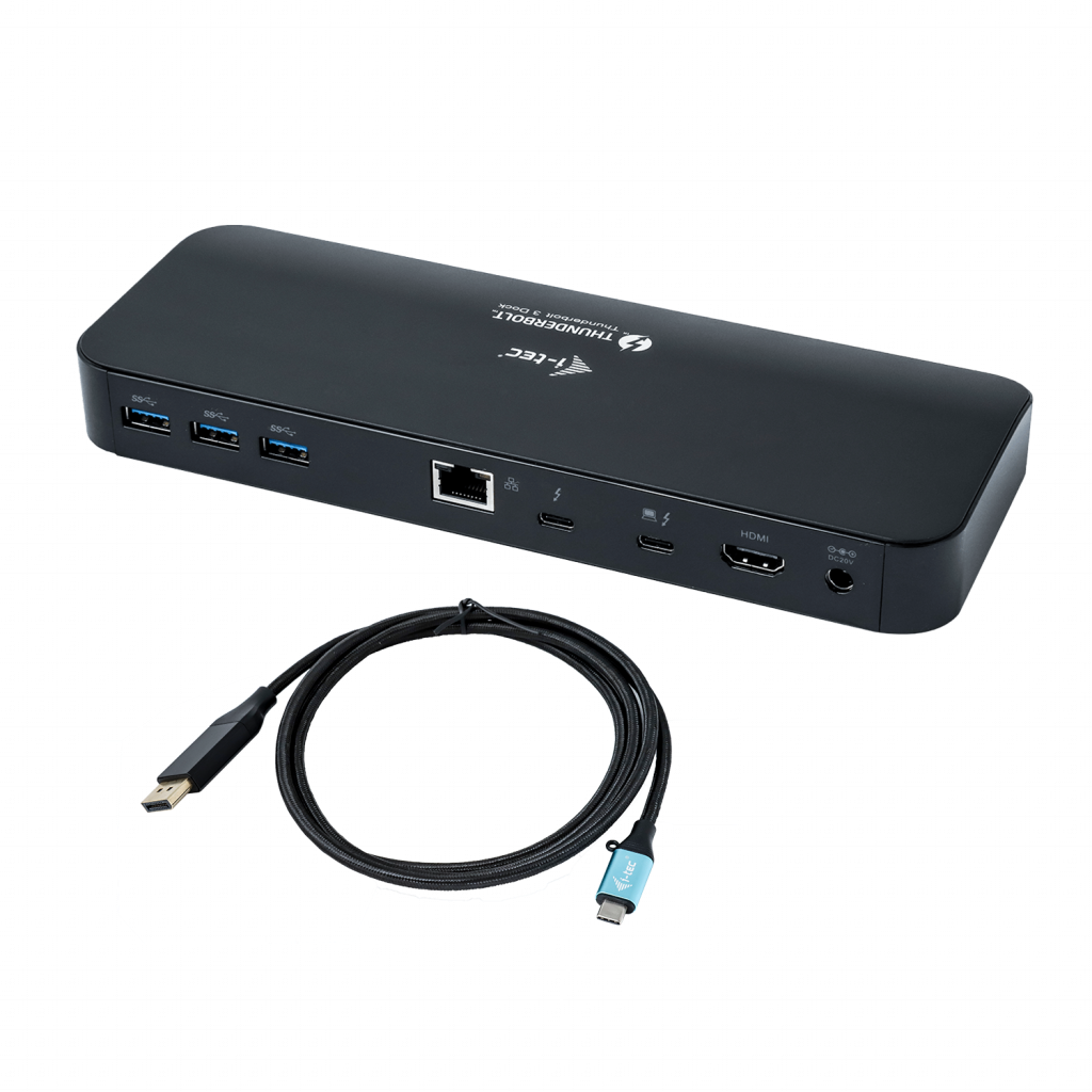 Dock i-Tec TB3HDMIDOCKPLUS Thunderbolt 3 / dual 4K - 3