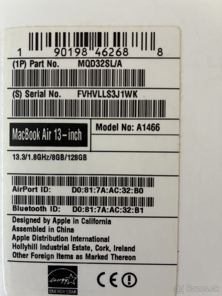 Macbook air 13 2017 - 3