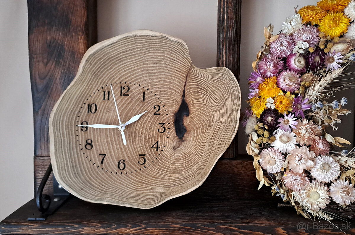 Drevené nástenné hodiny - 3