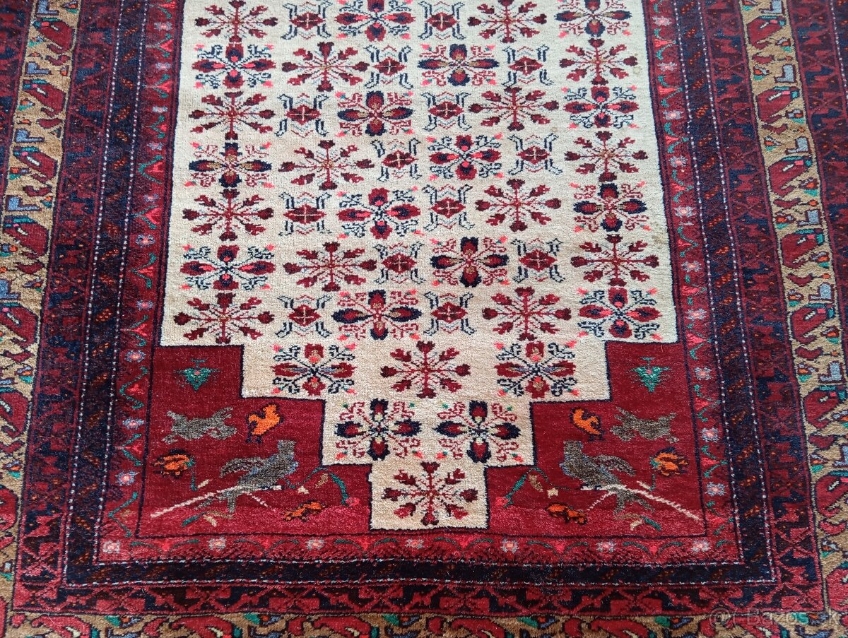 ⭐Hodvábny investičný ručne viazaný Kashmir 199x99 cm ⭐ - 3