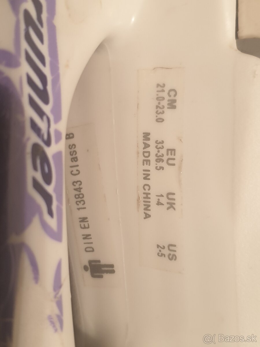 korčule nastavovacie 33-36,5 - 3