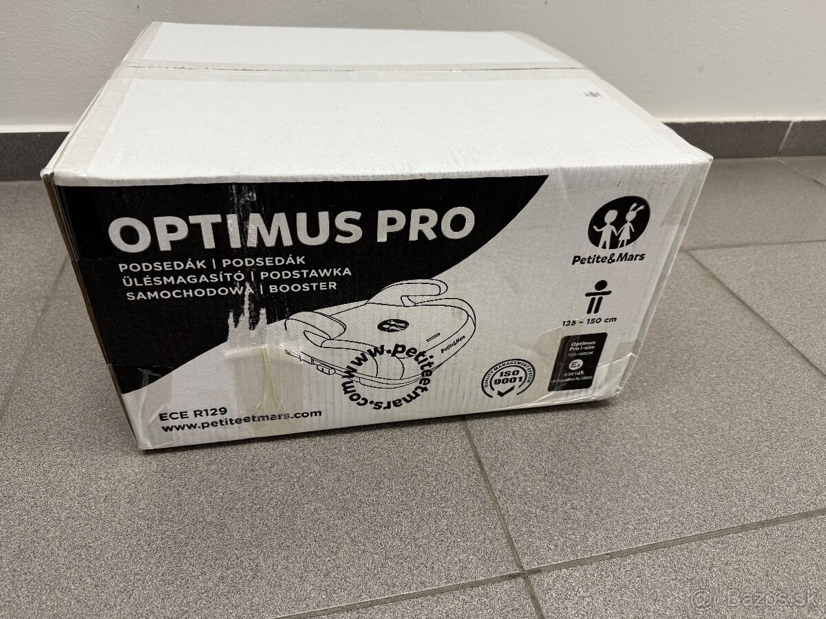 Predám podsedák Petite&Mars Optimus Pro i-Size NOVÝ - 3