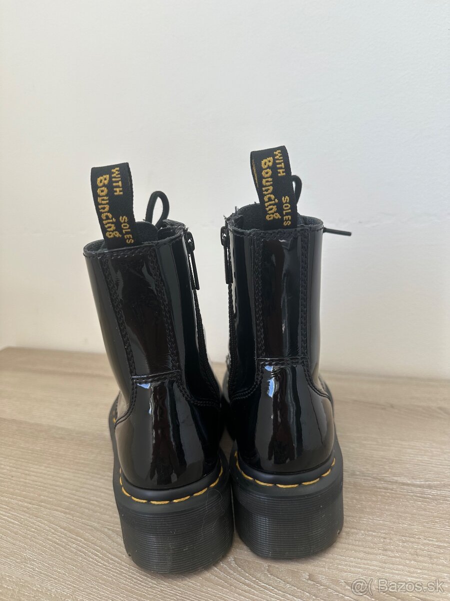 Dr. Martens čierne členkové čižmy - 3