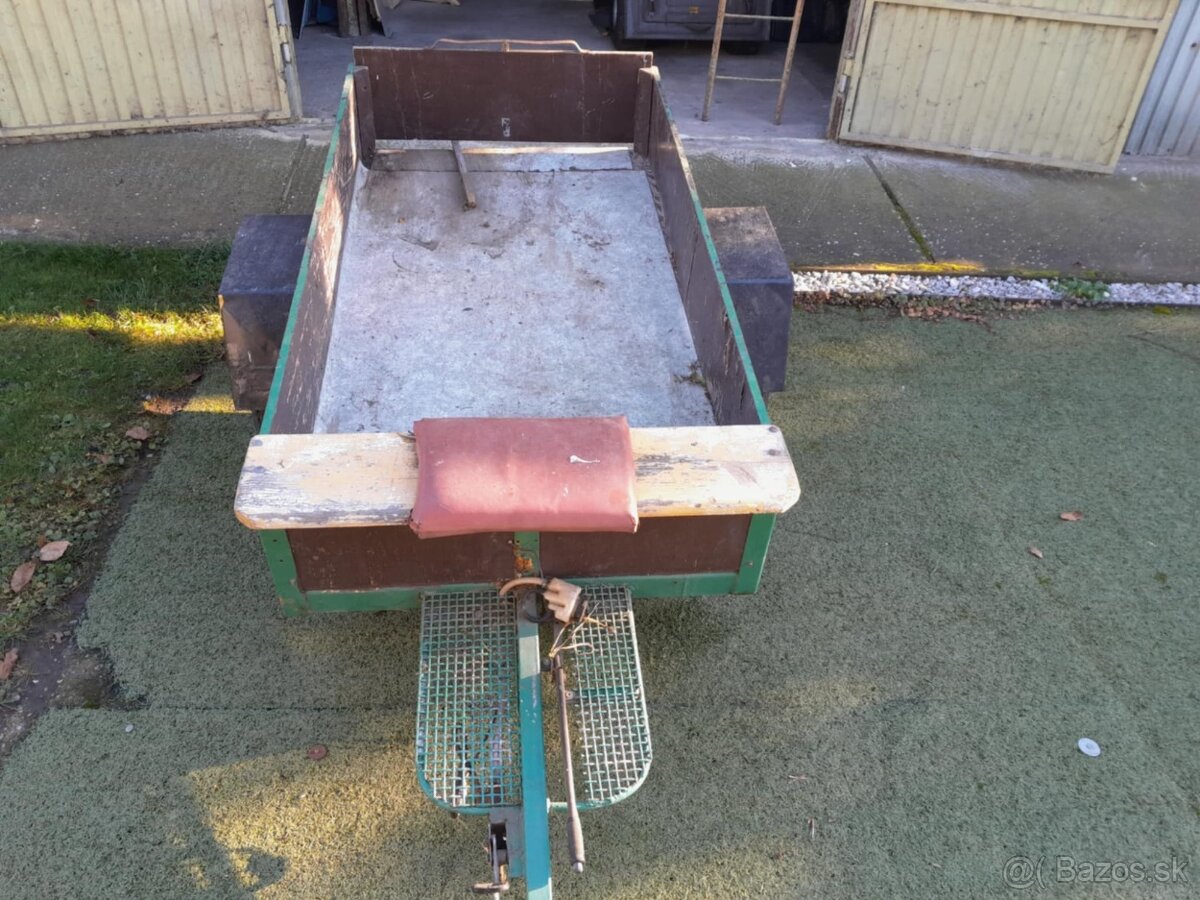 brzdený vozik za malotraktor - 3