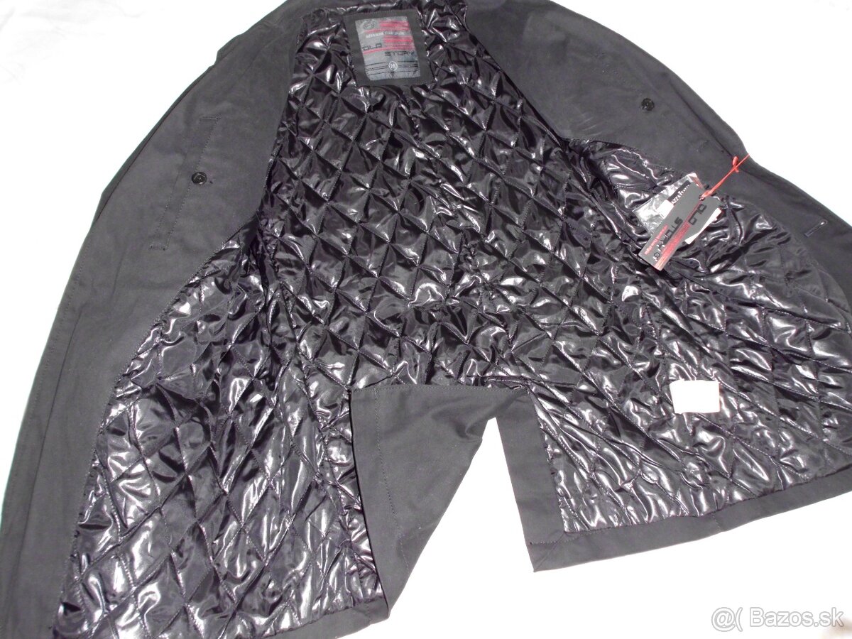 Piazza Italia nový pánsky sakový kabátik zateplený M - 3