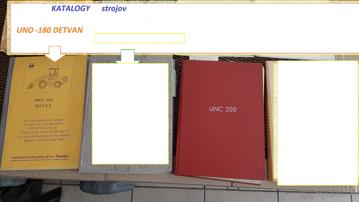 Katalogy ZŤS - UNC200, UNO-180,UDS 114,UN 053 a iné - 3
