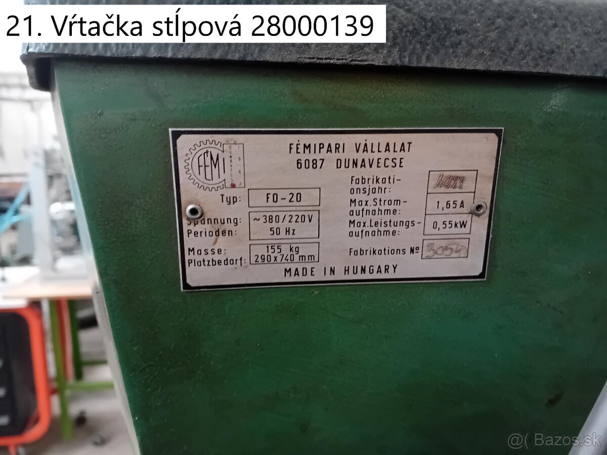 Vybavenie strojárskej dielne 6/6 - 3