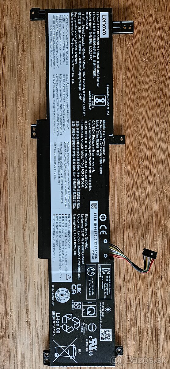 Bateria pre Lenovo IdeaPad3 - 3