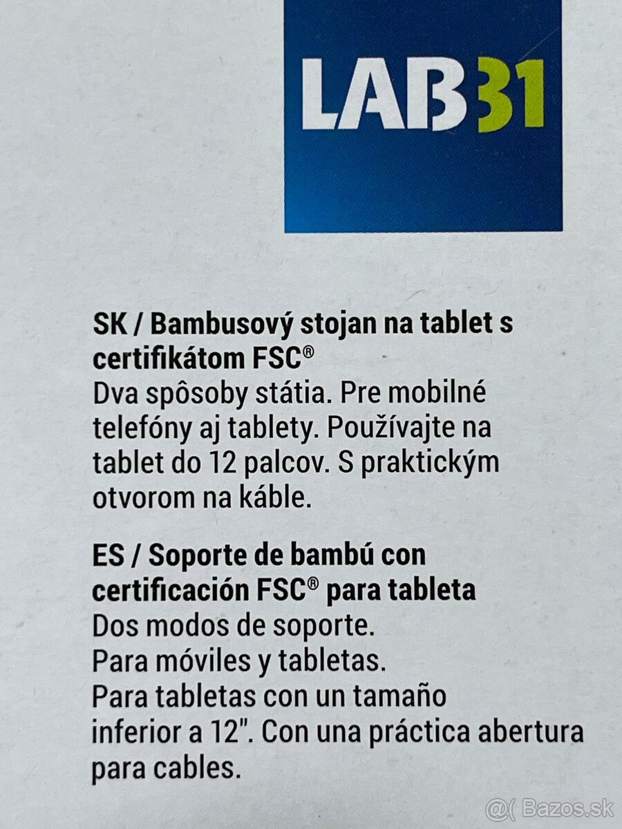 Bambusový stojan na tablet - 3