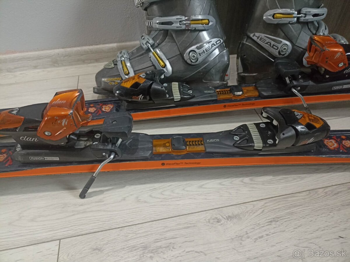 lyže elan a lyžiarky - 3