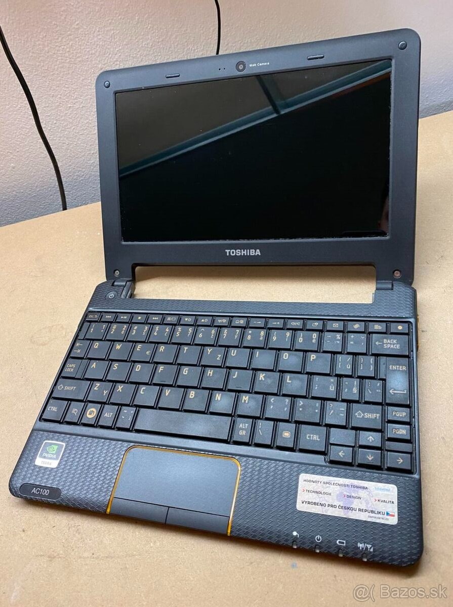 Predám nekompletný notebook TOSHIBA AC100. - 3