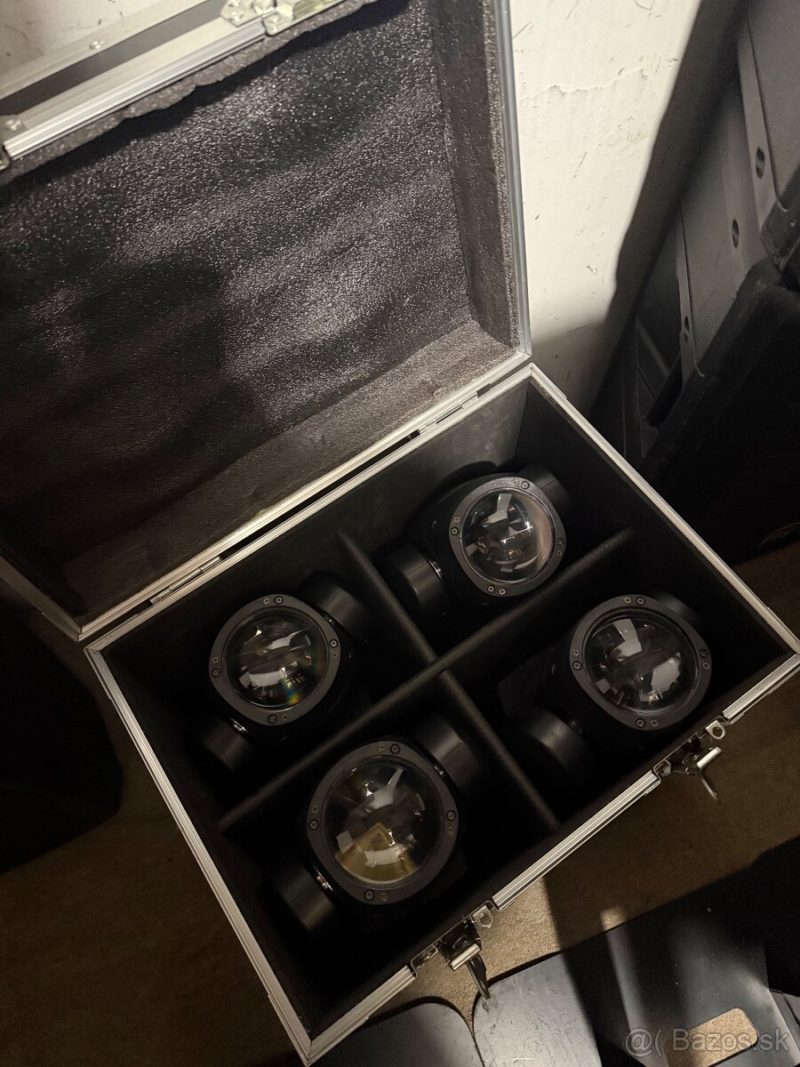 Predám 4× Beam 90W Moving Head + transportný case - 3