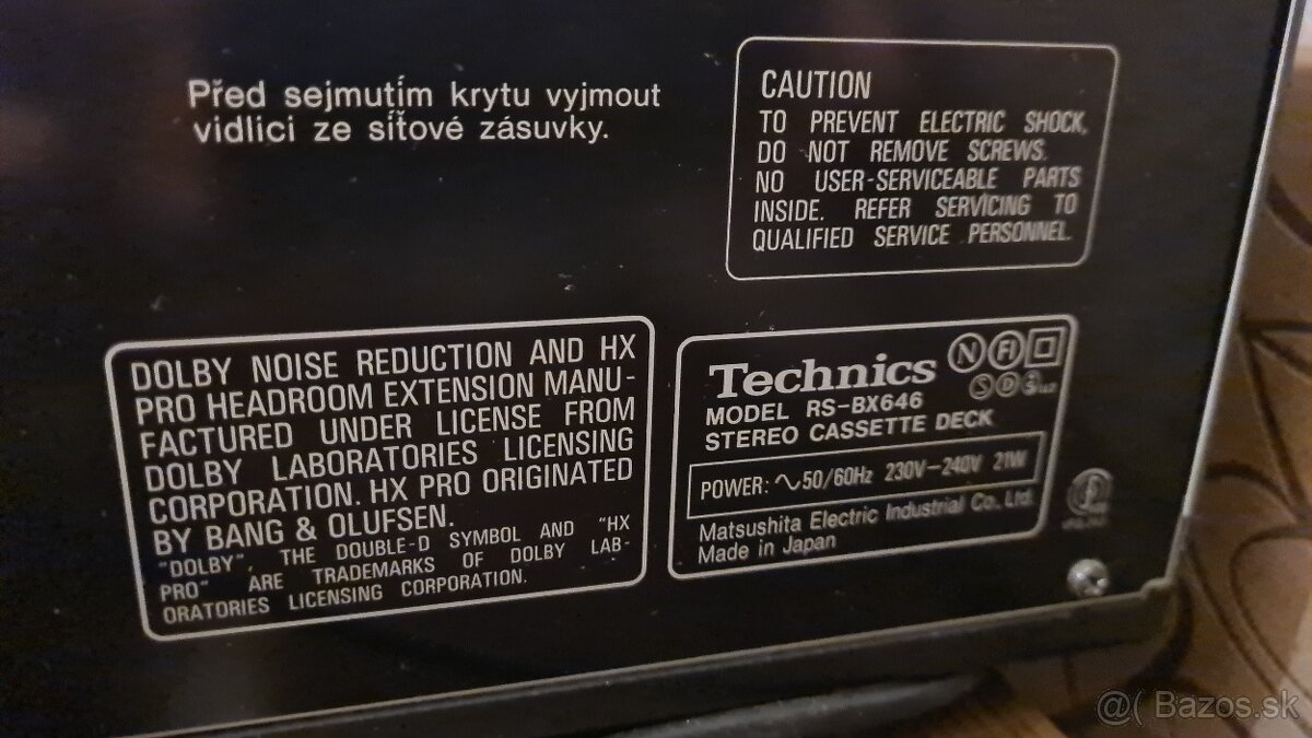 Technics RS-BX 646 - 3