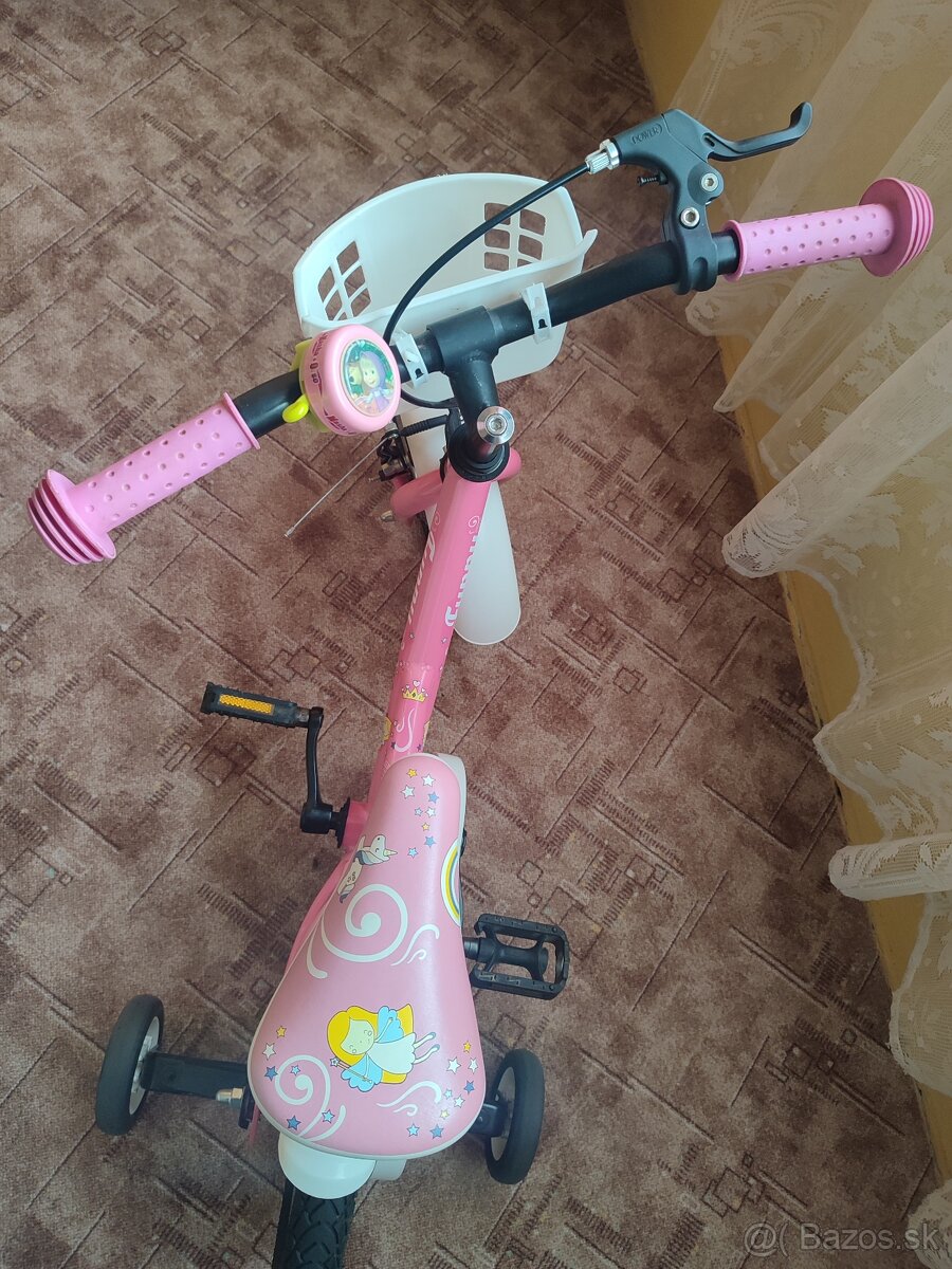 Detský bicykel Dema s pomocnými kolieskami - 3