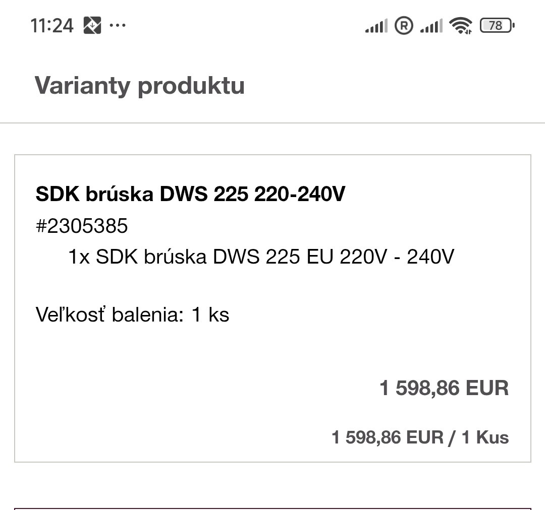 Brúska na sadrokartón Hilti DWS225 - 3