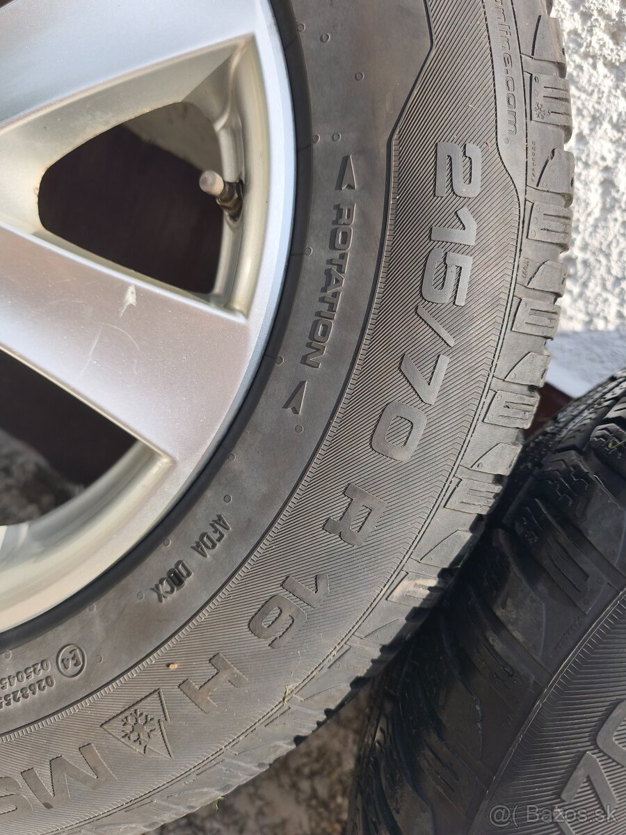 AL disky R16 + zimné pneu 215/70 - 3