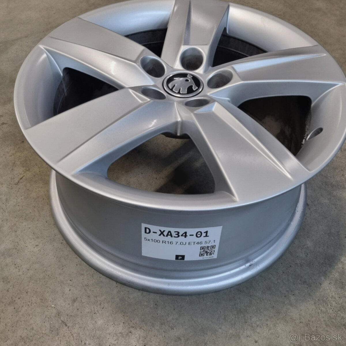 Hliníkové disky 5x100 R16 7J ET46 - 3