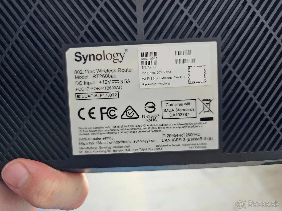 Predam WiFi router Synology RT2600ac - 3